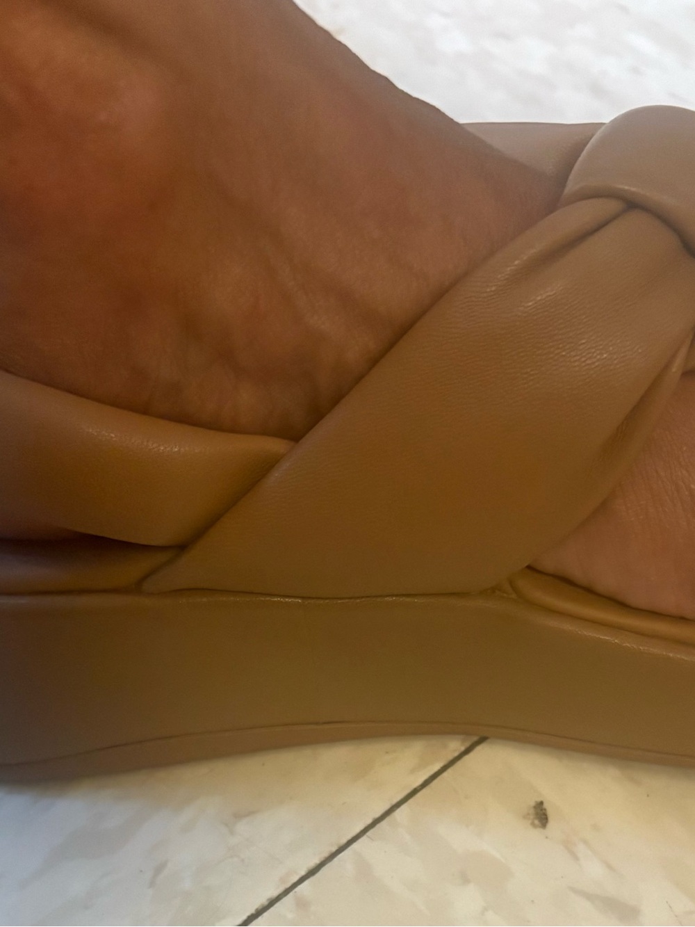 FitFlop Beige Knotted Slingback Sandals F Mode - Picture 13 of 14